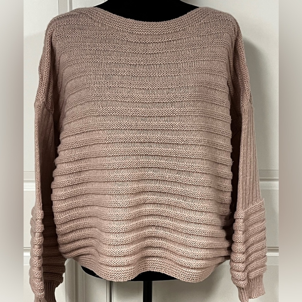 Shein Knit Boat Neck Sweater